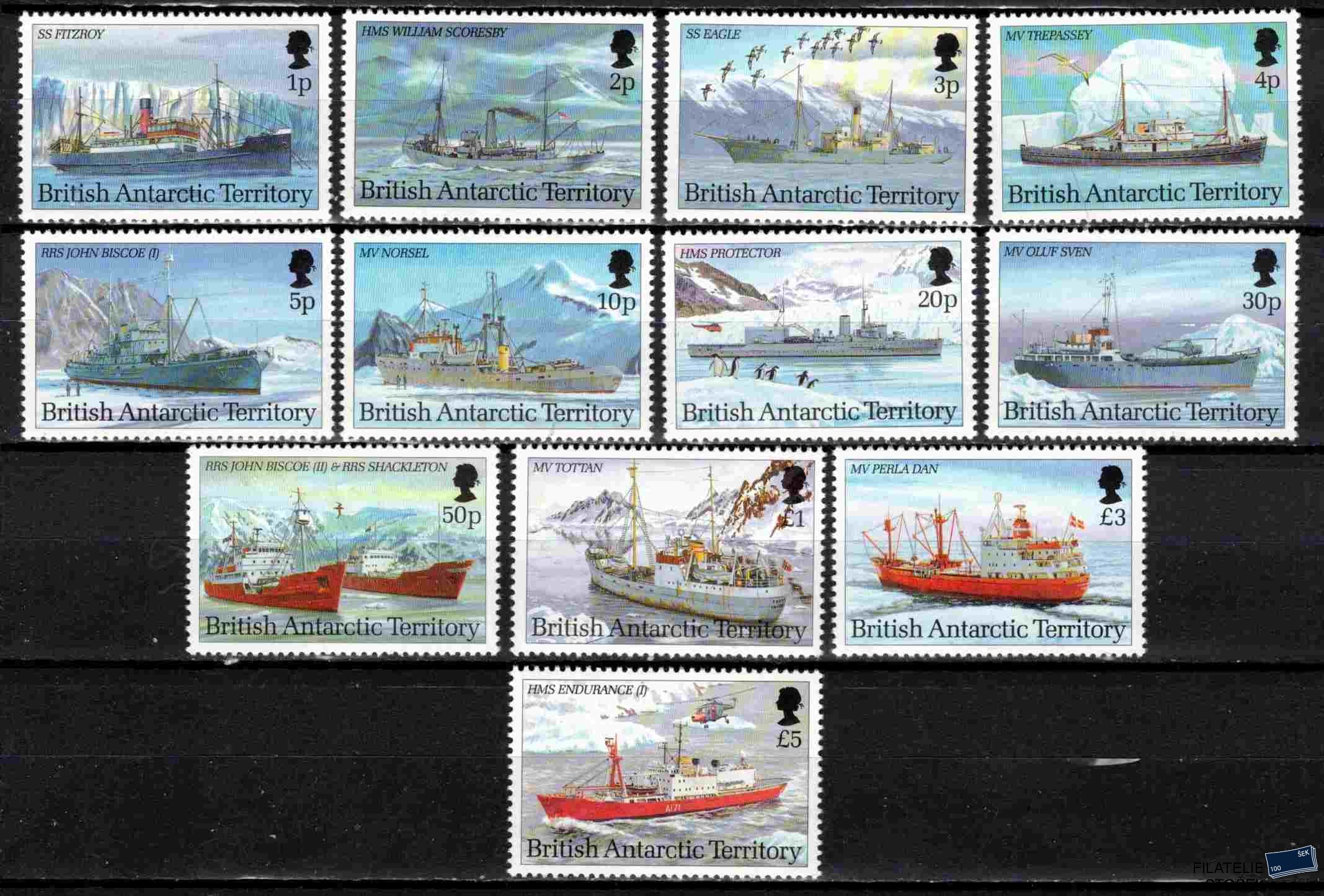 Britská Antarktida známky Mi 0203-14