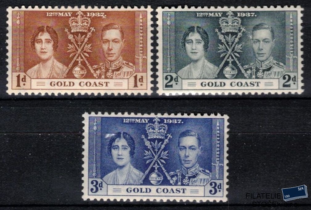 Gold Coast známky 1937 Coronation