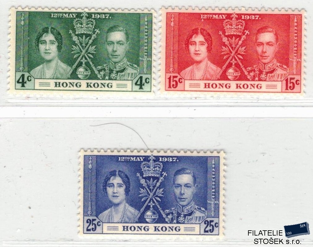 Hong Kong známky 1937 Coronation