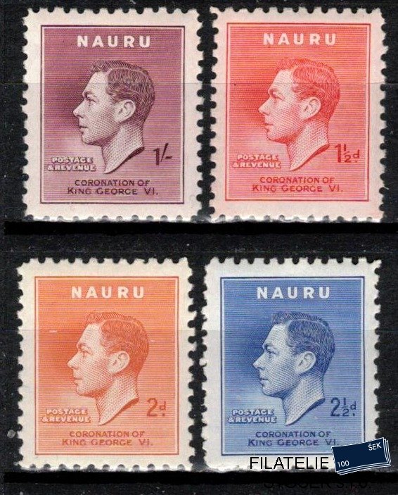 Nauru známky 1937 Coronation