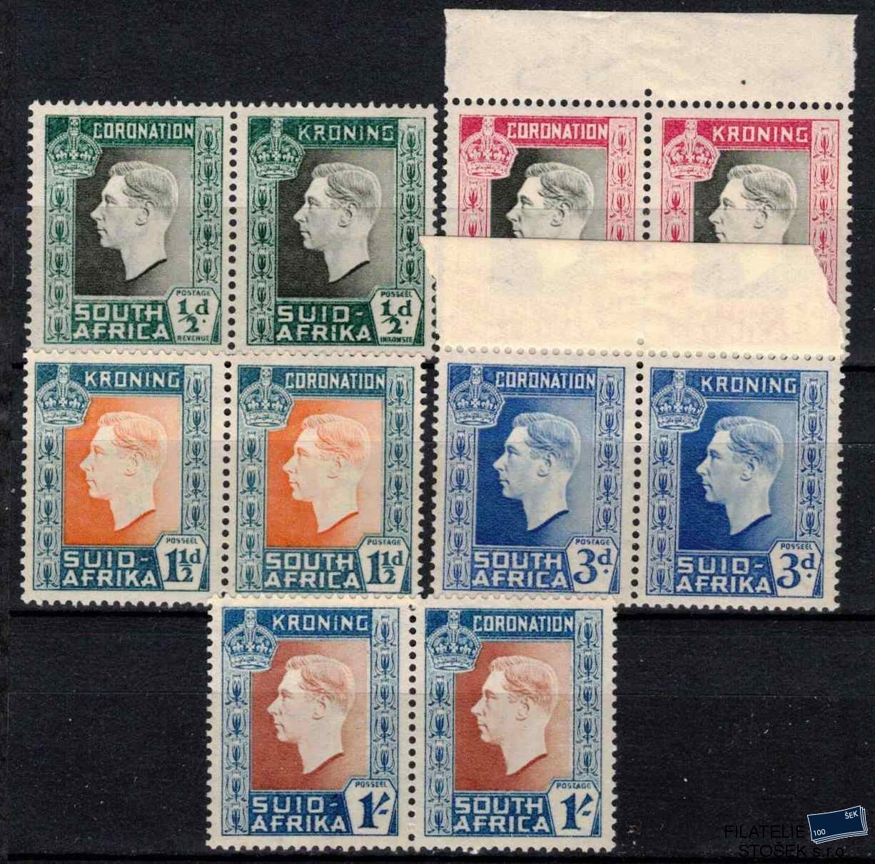 South Africa známky 1937 Coronation