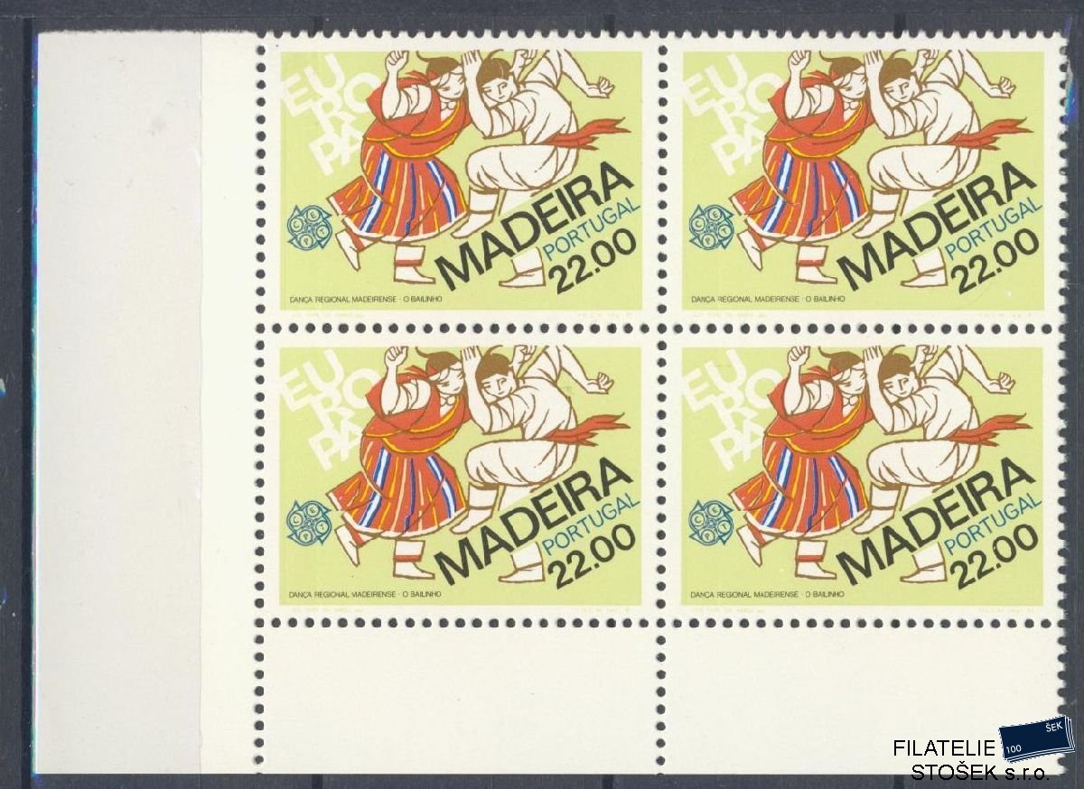 Madeira známky Mi 70 4 Blok