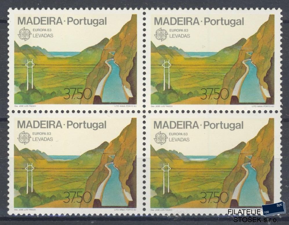 Madeira známky Mi 84 4 Blok