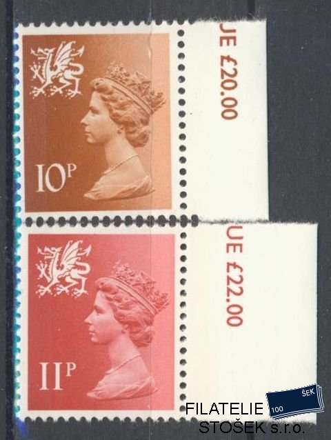 Anglie - Wales známky Mi 23-24