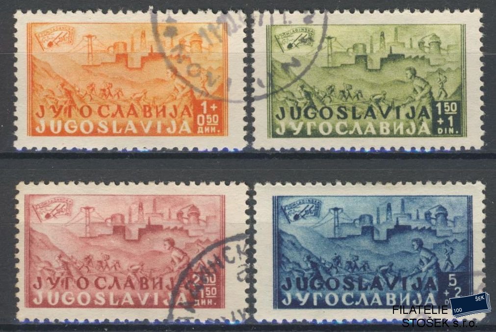 Jugoslávie známky Mi 529-32