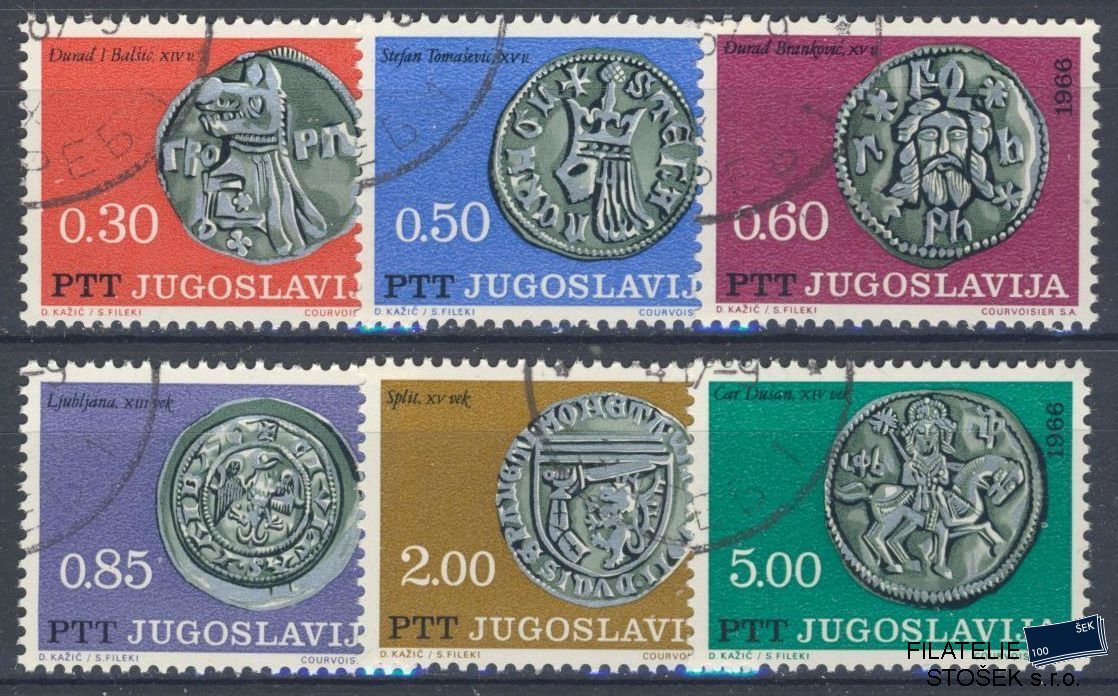 Jugoslávie známky Mi 1191-96