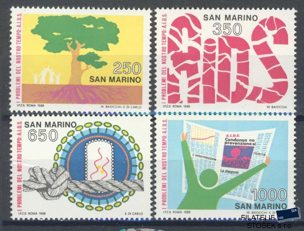 San Marino známky Mi 1395-98