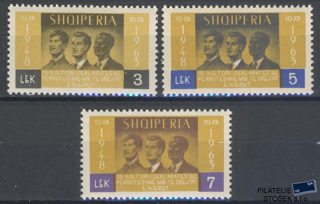 Albánie známky Mi 790-92