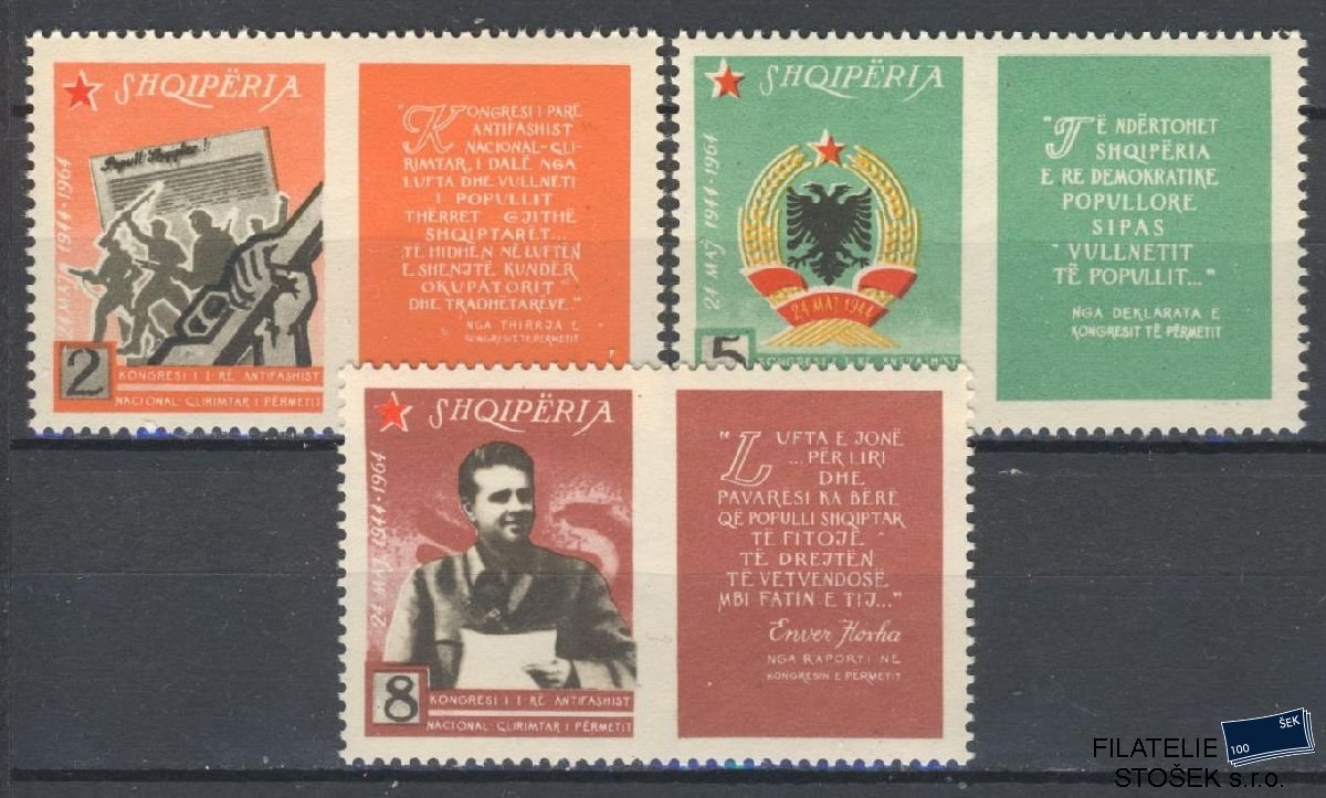 Albánie známky Mi 833-35