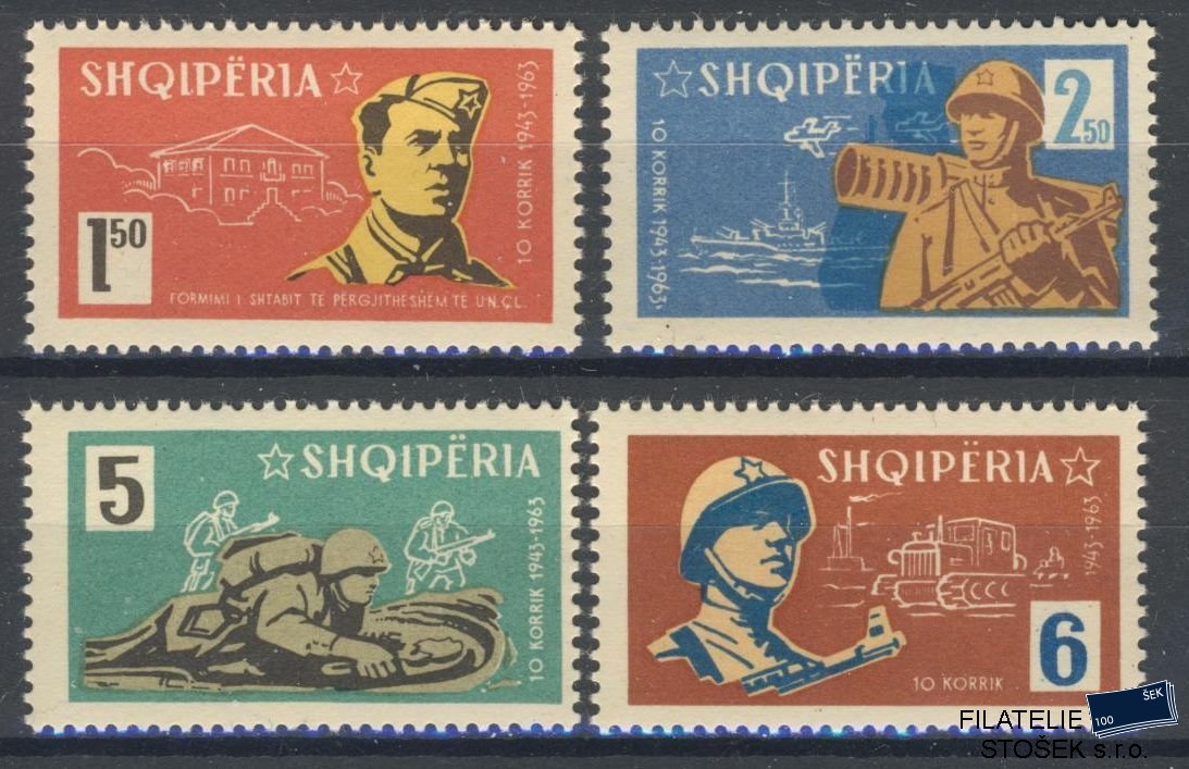Albánie známky Mi 753-56