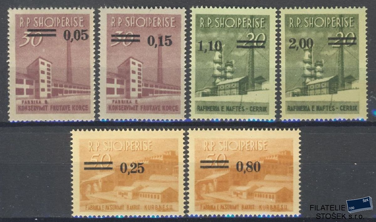 Albánie známky Mi 967-72