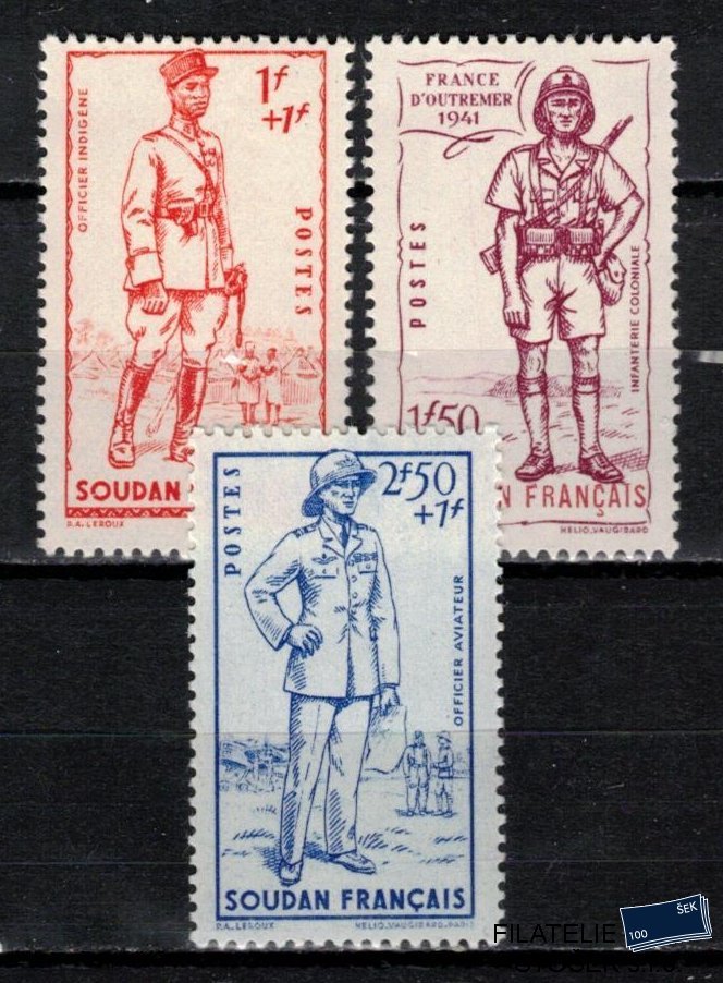 Soudan známky 1941 Défense de l´Empire