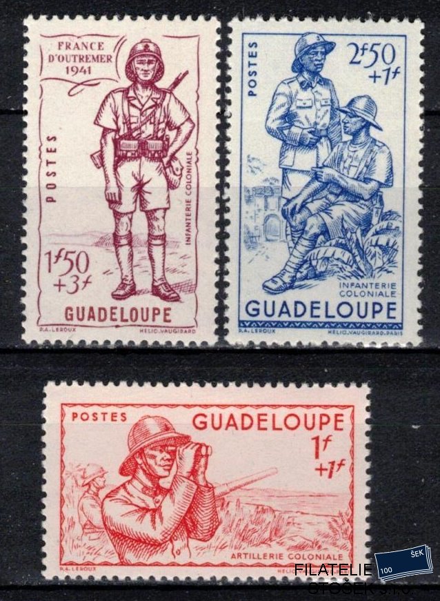 Guadeloupe známky 1941 Défense de l´Empire