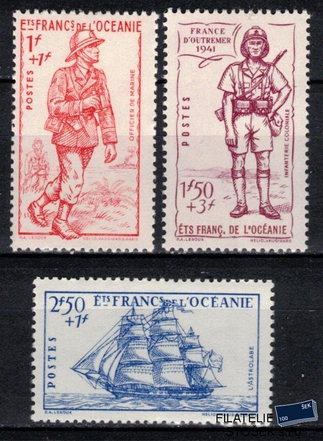 Oceanie známky 1941 Défense de l´Empire