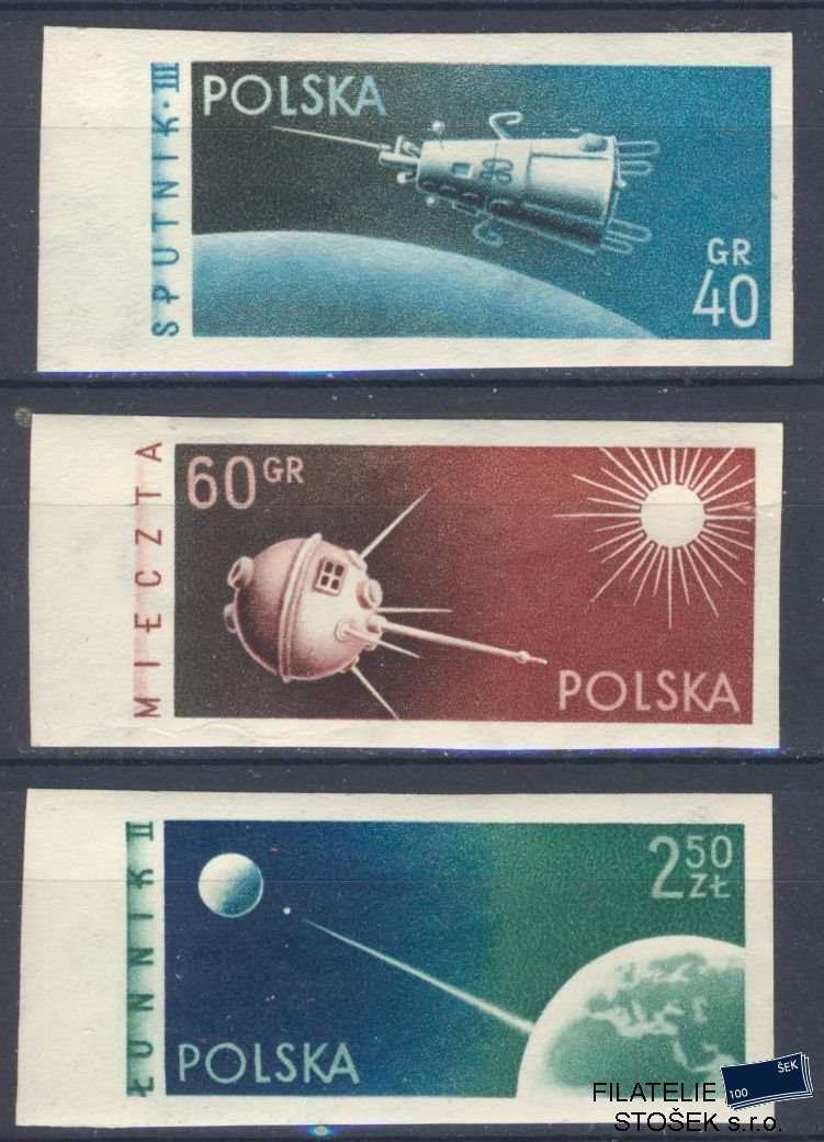 Polsko známky Mi 1127-29B
