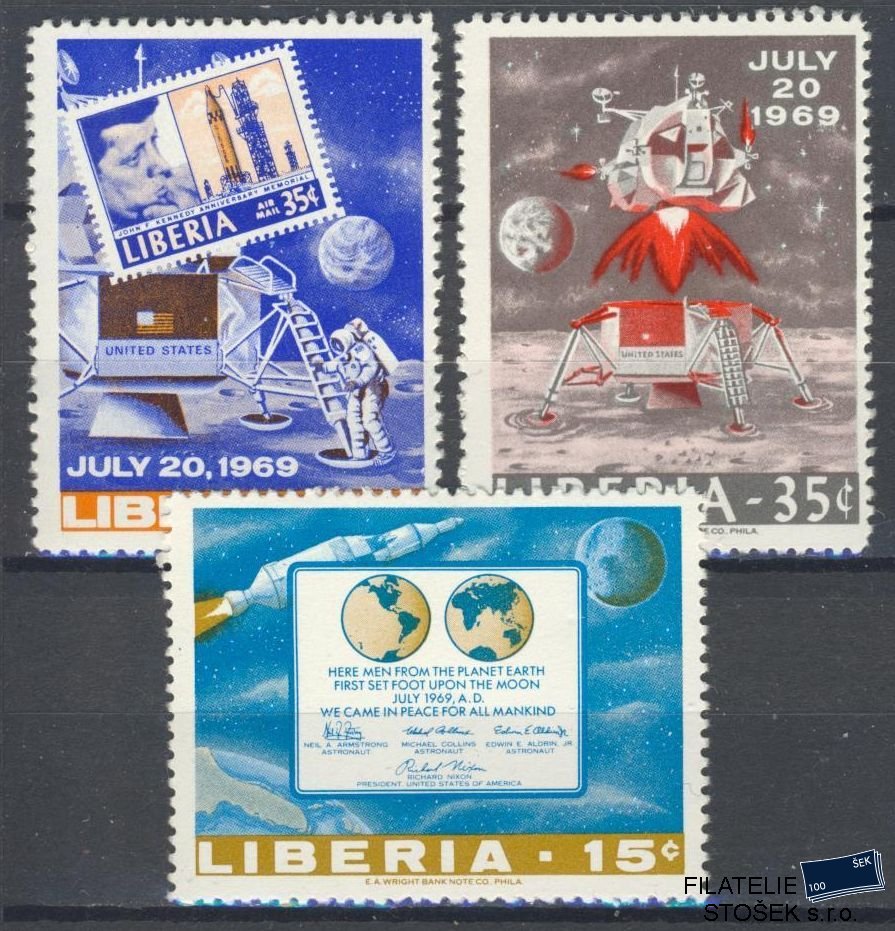 Libérie známky Mi 725-27