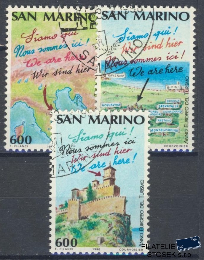 San Marino známky Mi 1435-37