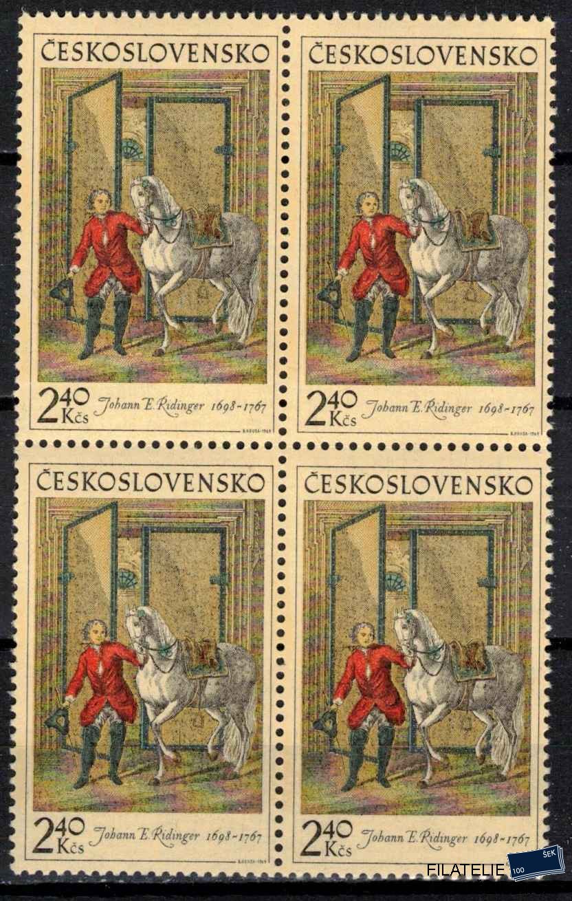 ČSSR známky 1764 Čtyřblok