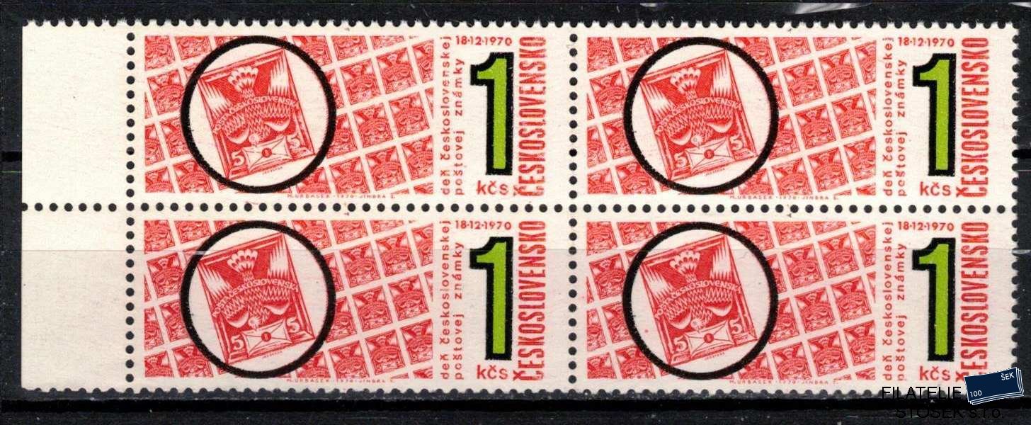 ČSSR známky 1868 Čtyřblok krajový