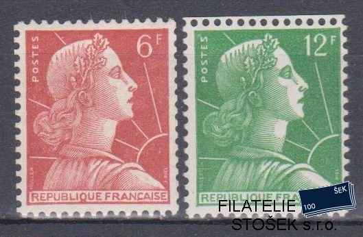 Francie známky Mi 1062-63