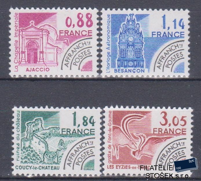 Francie známky Mi 2241-44