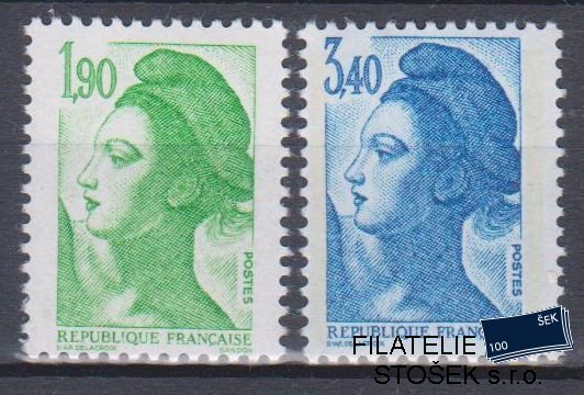 Francie známky Mi 2558-59