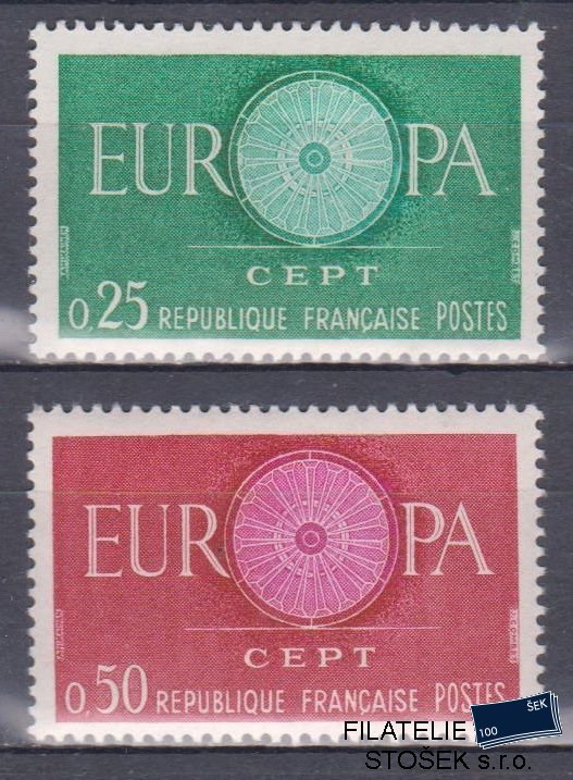 Francie známky Mi 1318-19