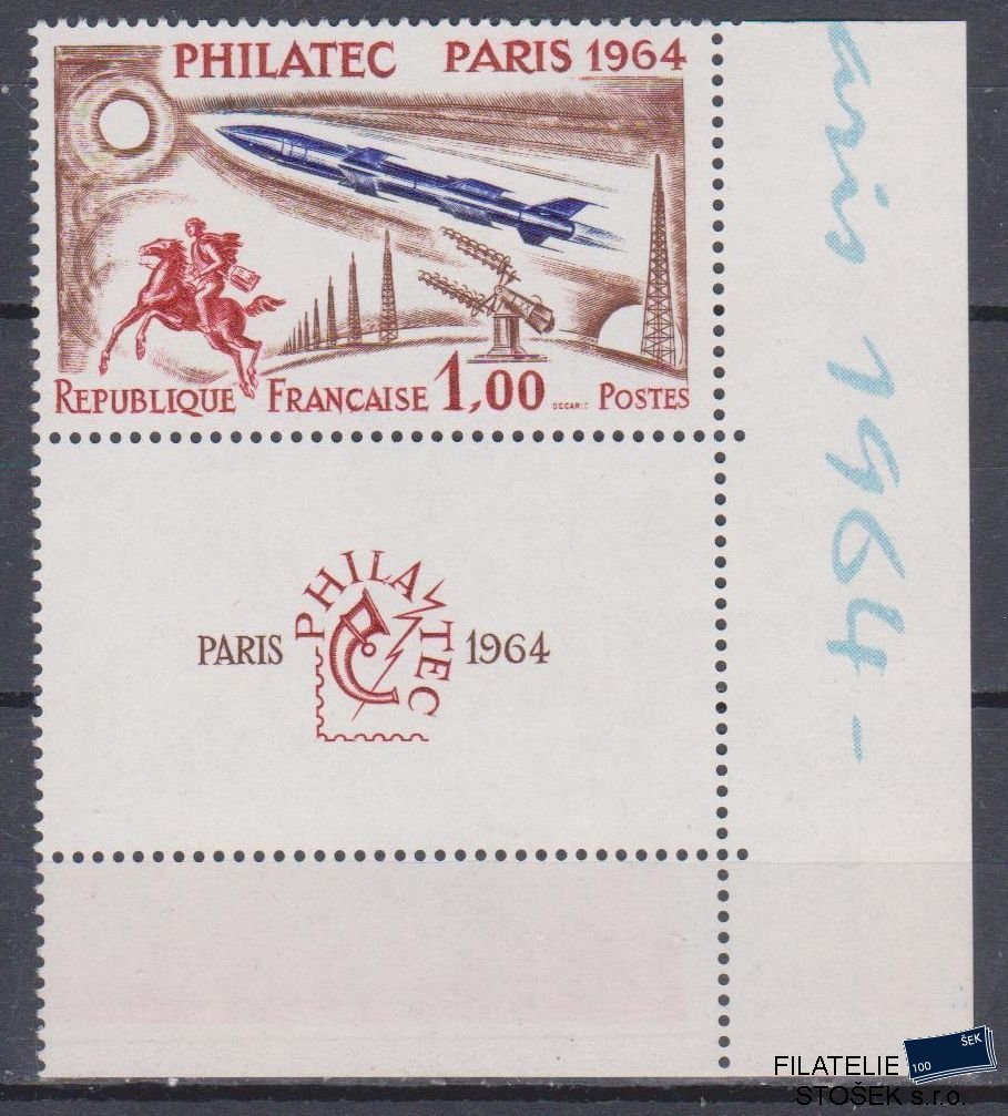 Francie známky Mi 1480 Kupón
