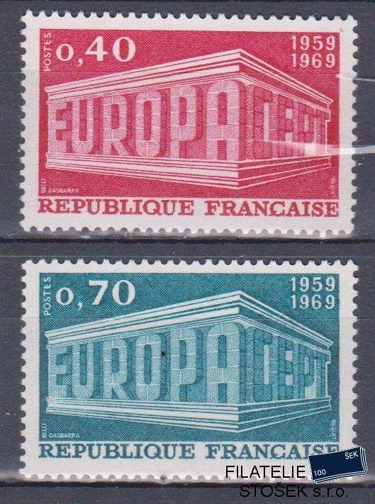 Francie známky Mi 1665-66