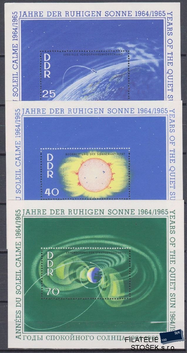 NDR známky Mi Blok 20-22
