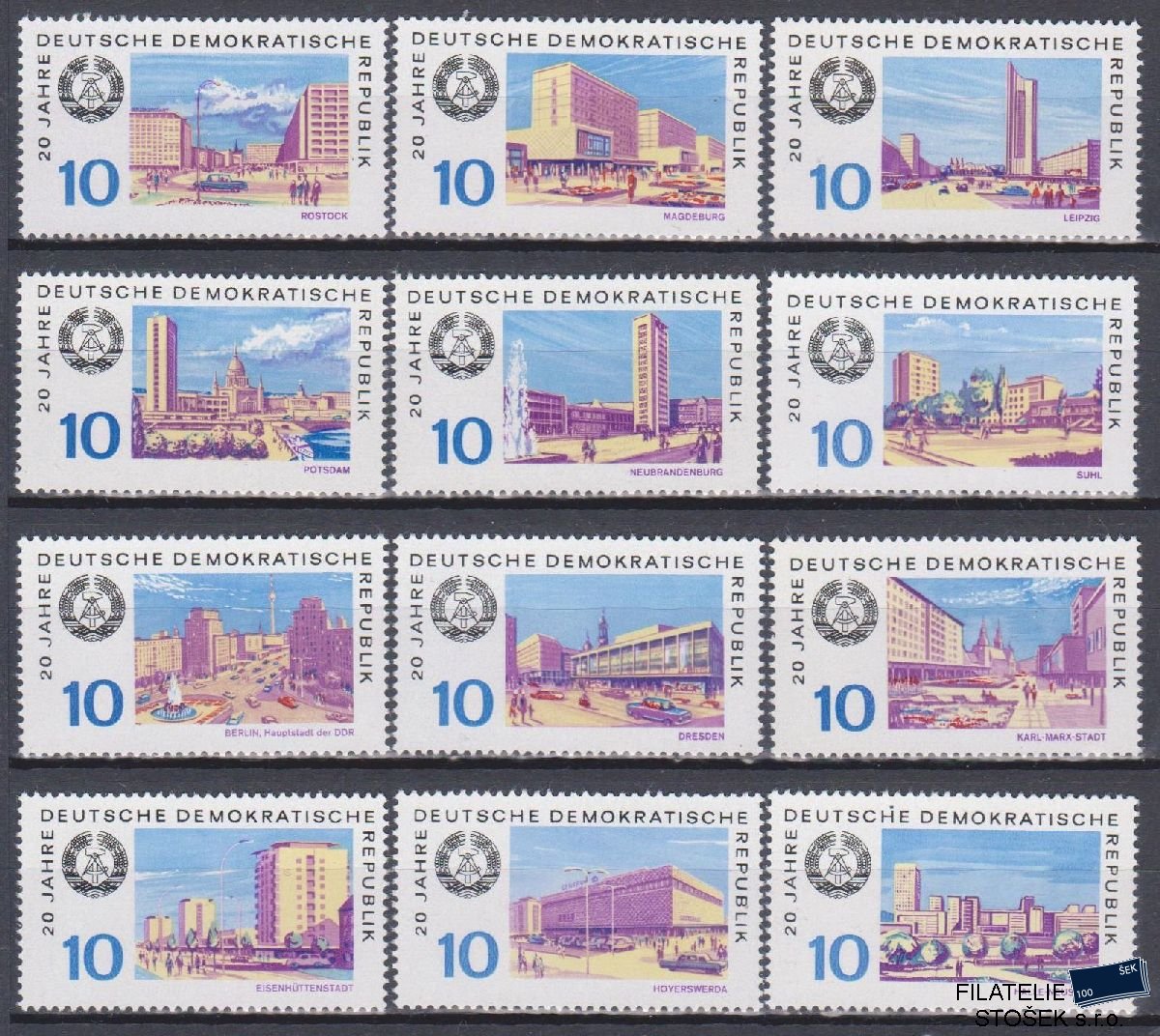 NDR známky Mi 1495-1506