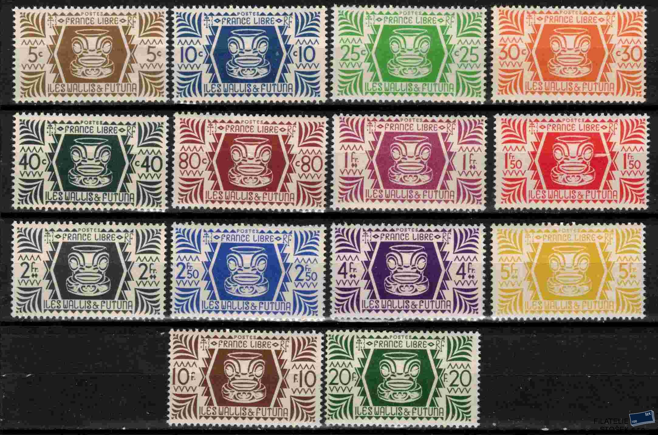 Wallis et Futuna známky 1941 Londres