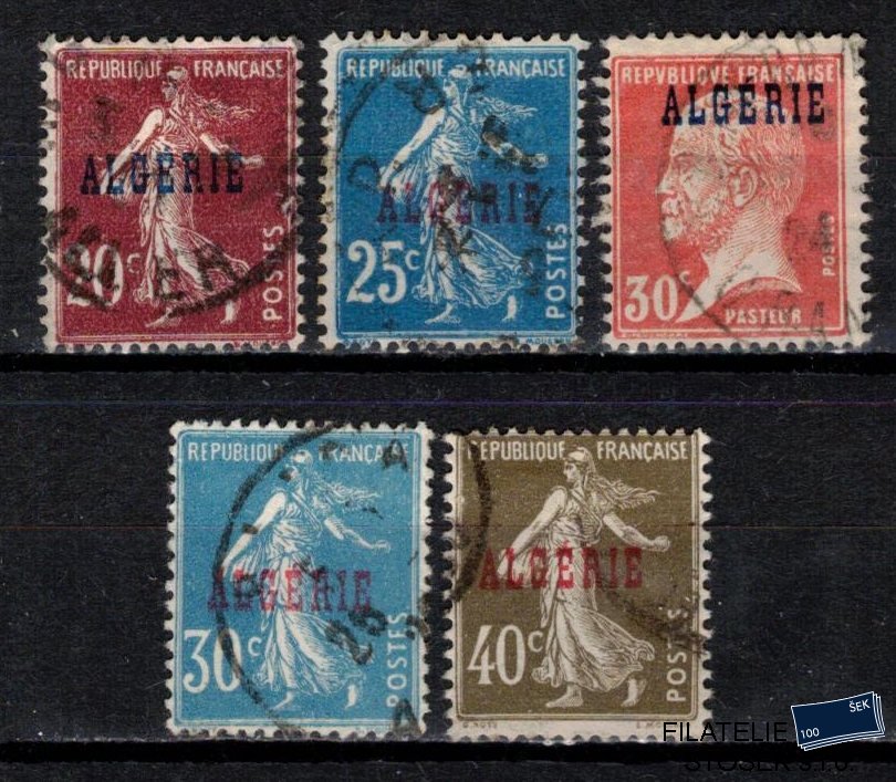 Algerie známky Yv 13-7+20 sestava známek