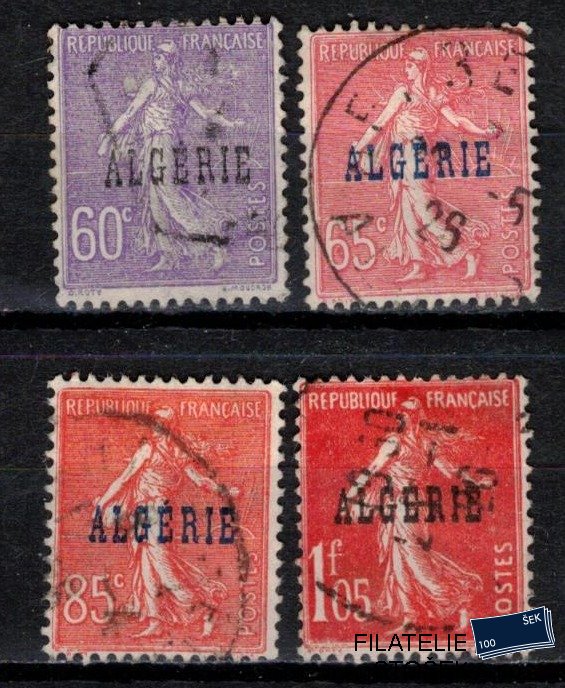 Algerie známky Yv 24-5+8+30 sestava známek