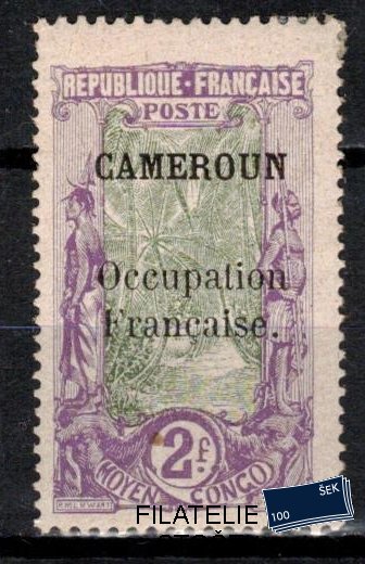 Cameroun známky Yv 82 koloniální lep