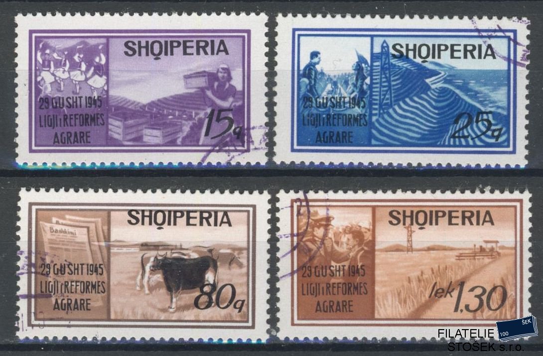 Albánie známky Mi 1435-38