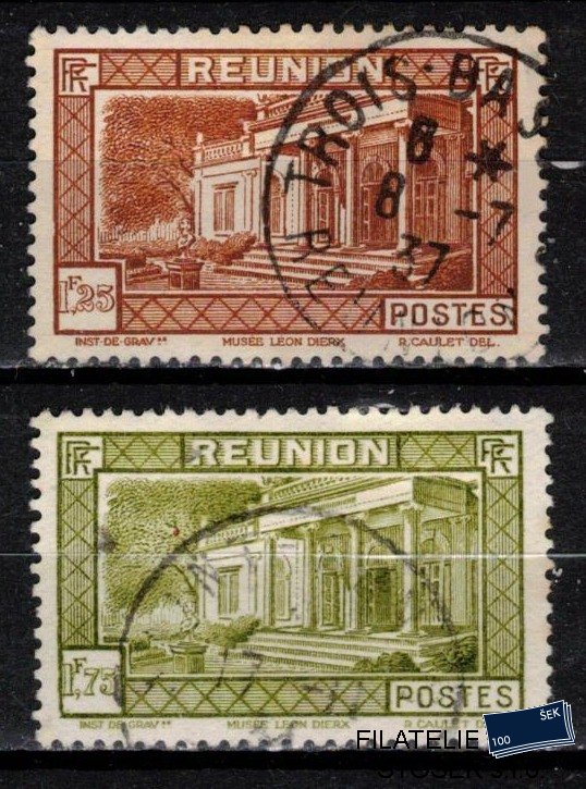 Reunion známky Yv 141+143 sestava známek