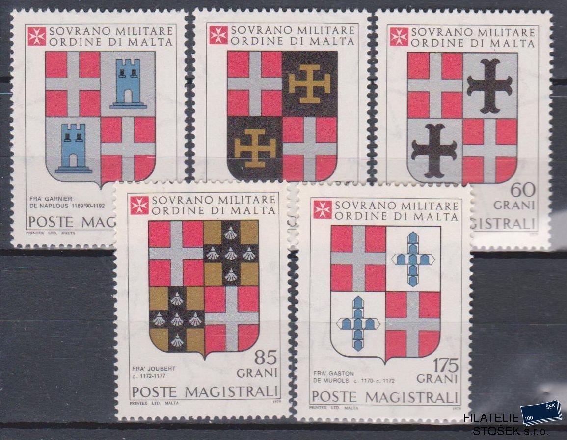 Řád Maltézských rytířů známky Sassone 168-72