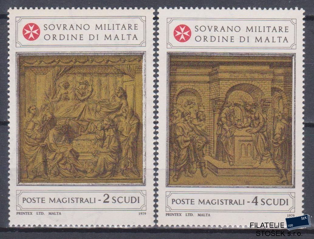 Řád Maltézských rytířů známky Sassone 161-62