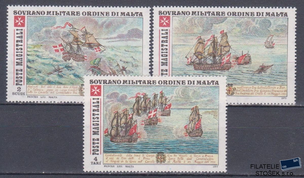 Řád Maltézských rytířů známky Sassone 136-38