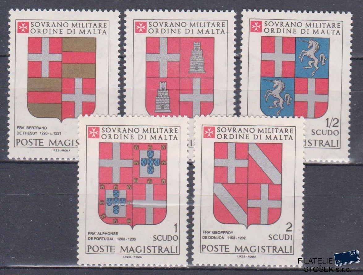 Řád Maltézských rytířů známky Sassone 175-79