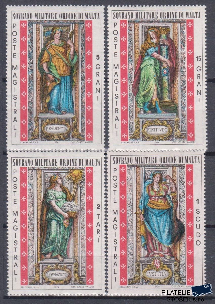 Řád Maltézských rytířů známky Sassone 100-3