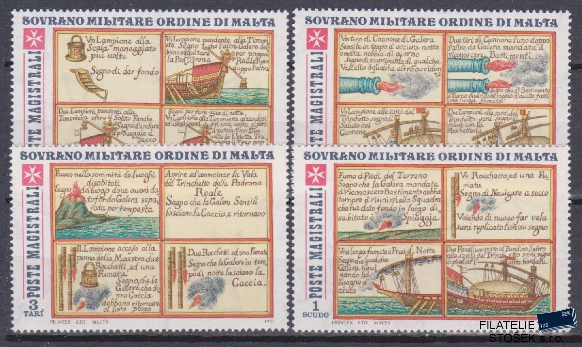 Řád Maltézských rytířů známky Sassone 132-35