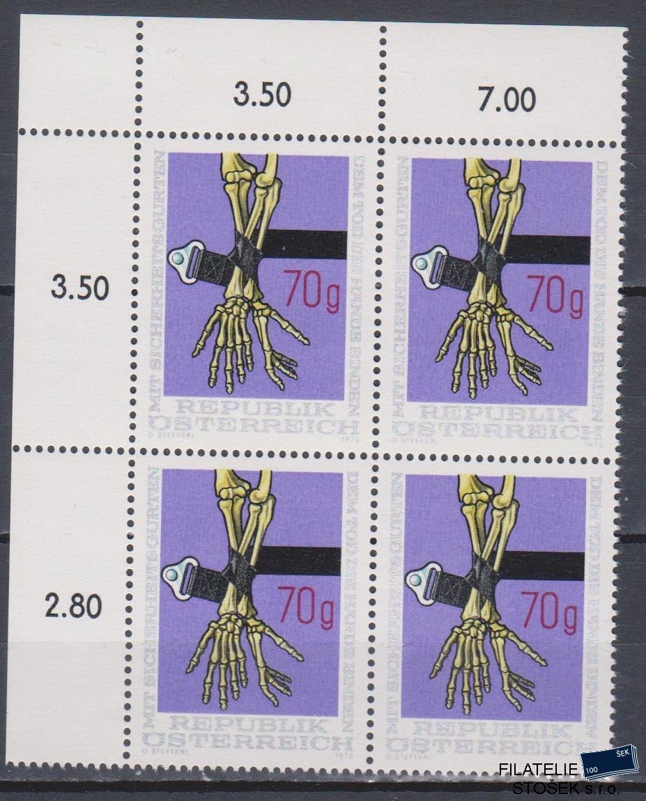 Rakousko známky Mi 1483 4 Blok