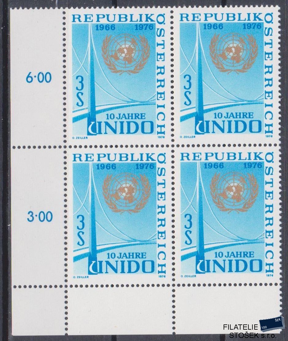 Rakousko známky Mi 1532 4 Blok
