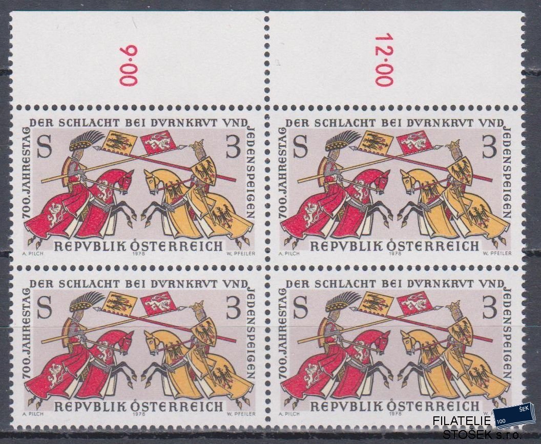 Rakousko známky Mi 1580 4 Blok
