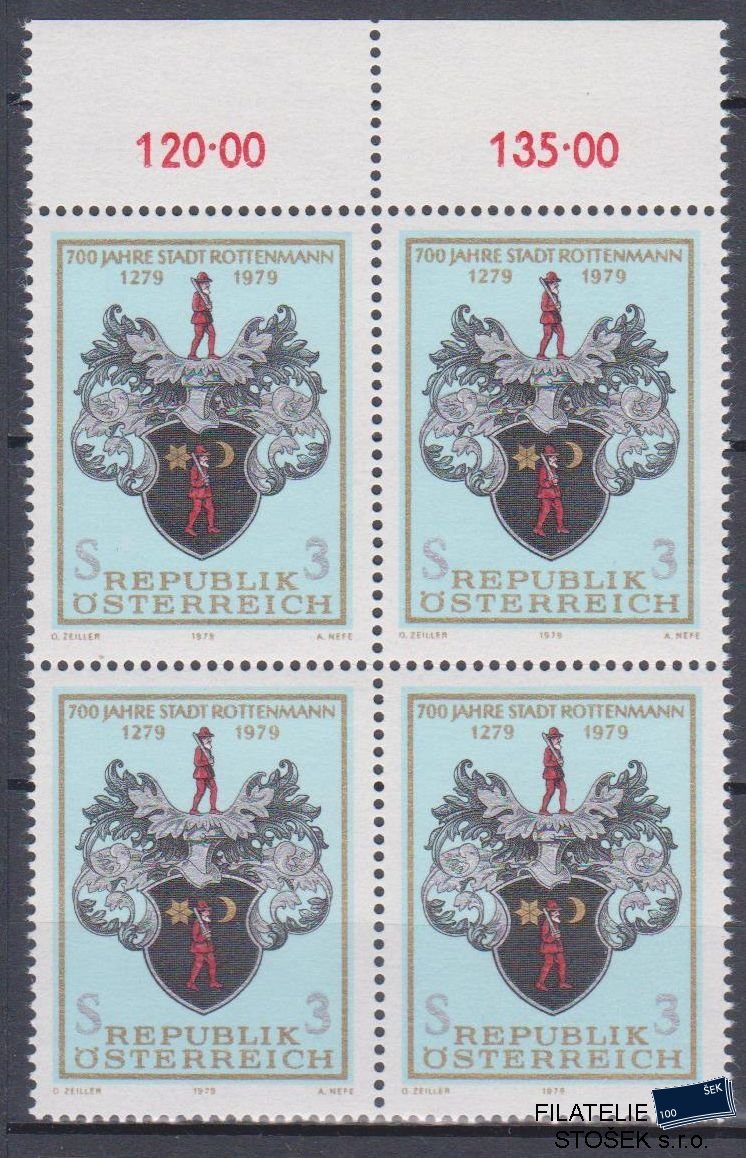 Rakousko známky Mi 1613 4 Blok