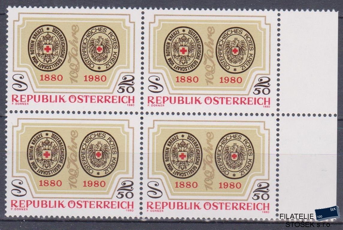 Rakousko známky Mi 1634 4 Blok