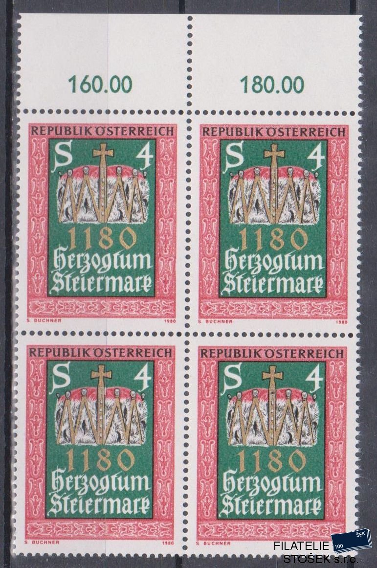 Rakousko známky Mi 1648 4 Blok