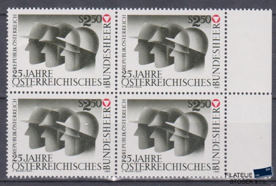 Rakousko známky Mi 1659 4 Blok